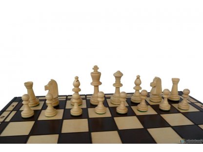 Šachy + Dáma - šachová souprava