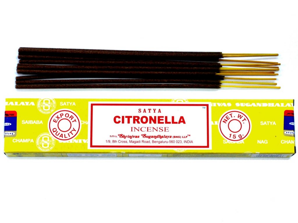 CITRONELLA vonné tyčinky Satya 15 g