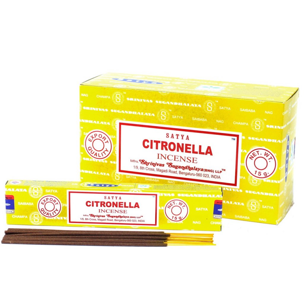 CITRONELLA vonné tyčinky Satya 15 g