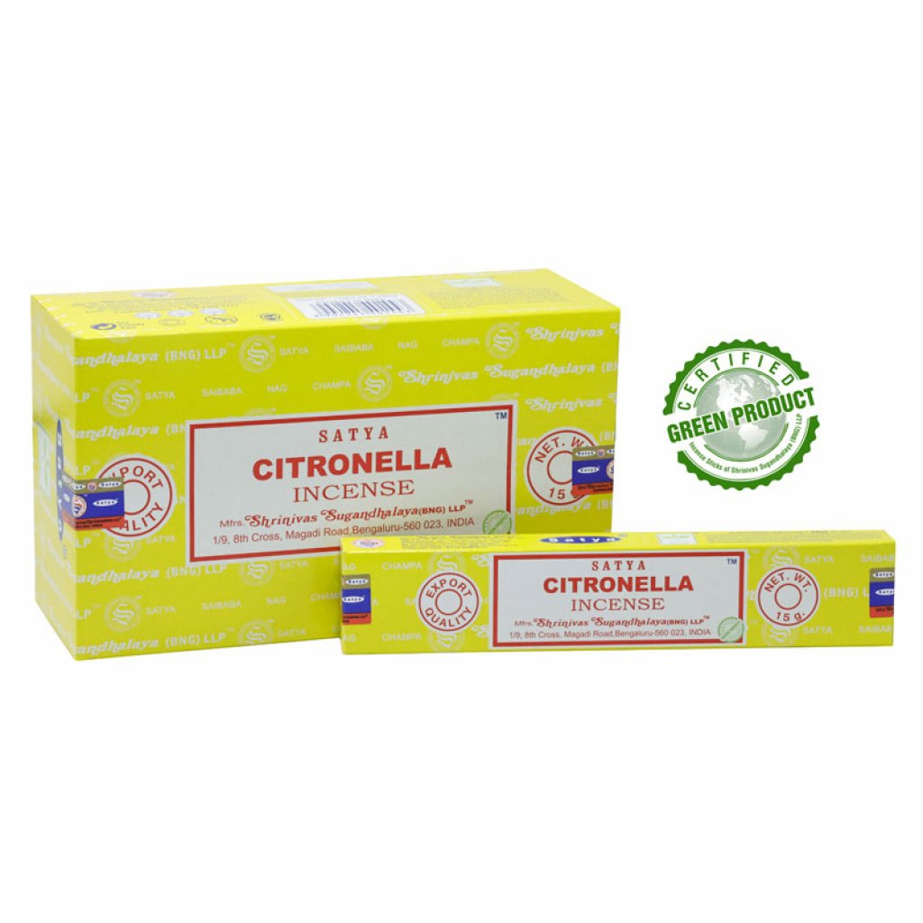 CITRONELLA vonné tyčinky Satya 15 g