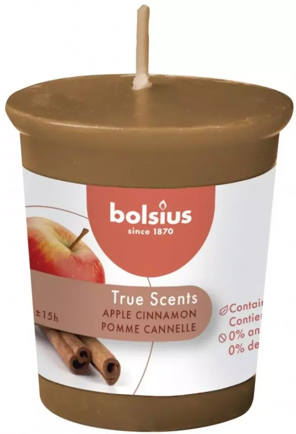 JABLKO SKOŘICE votivní svíčka True Scents 51 g