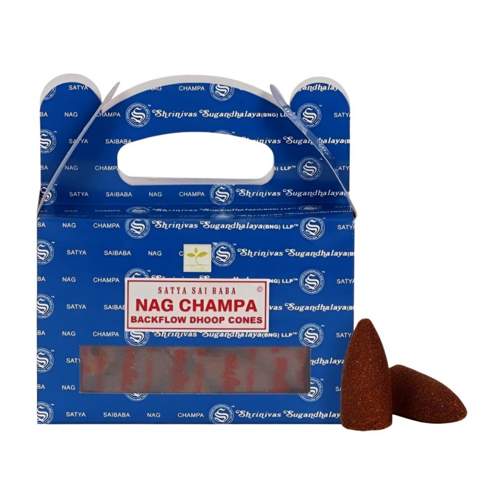 NAG CHAMPA vonné kužely Tekoucí dým Satya 24 ks