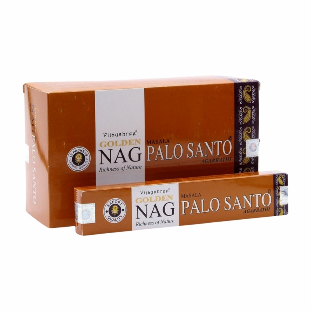 PALO SANTO vonné tyčinky Golden Nag 15 g