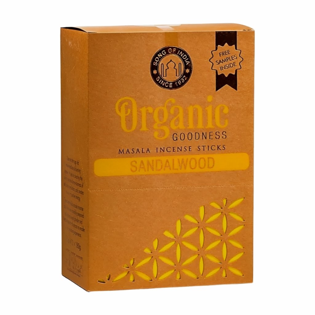 SANTALOVÉ DŘEVO masala vonné tyčinky Organic Goodness 15 g