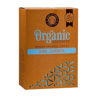 NAG CHAMPA masala vonné tyčinky Organic Goodness 15 g