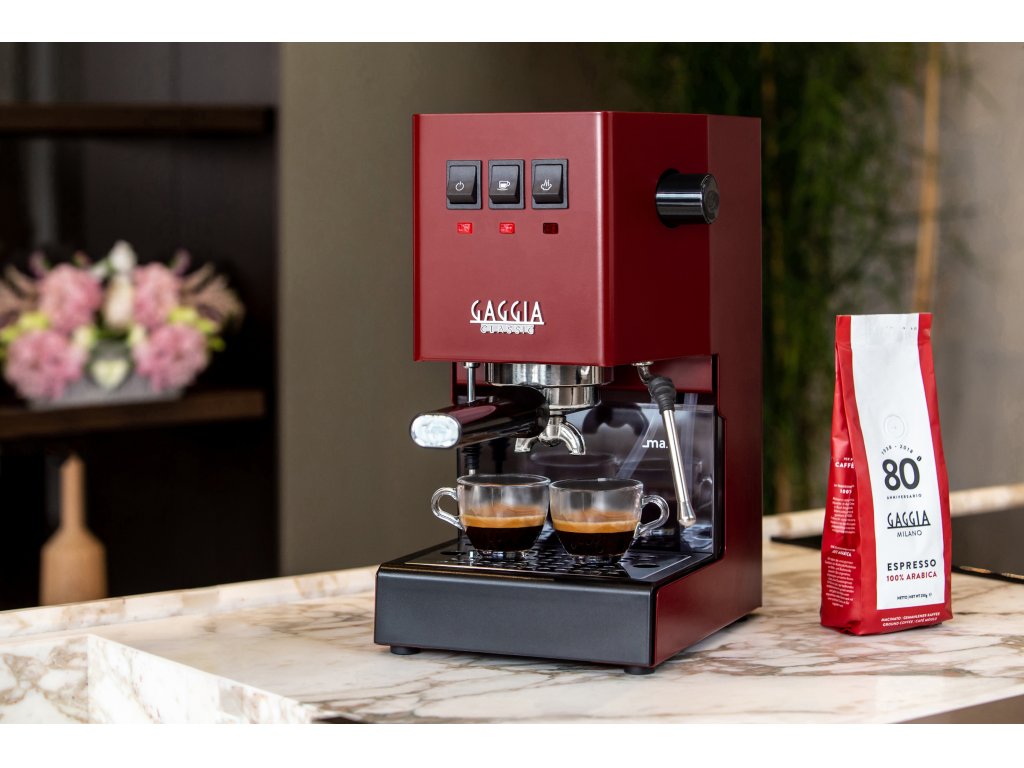 Gaggia Classic červená