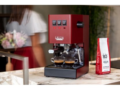 Gaggia Classic červená