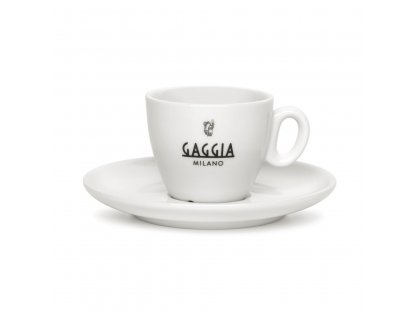 Gaggia šálky s tanierikmi espresso 6 ks