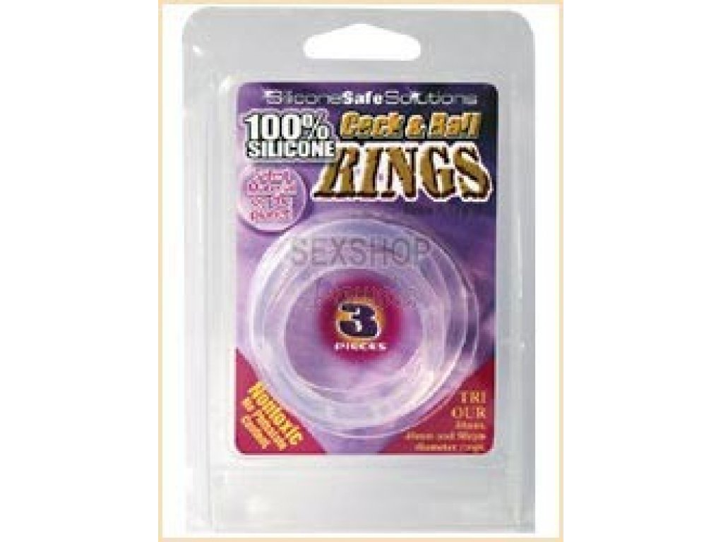 Cock and Ball Rings - kroužky na penis a varlata