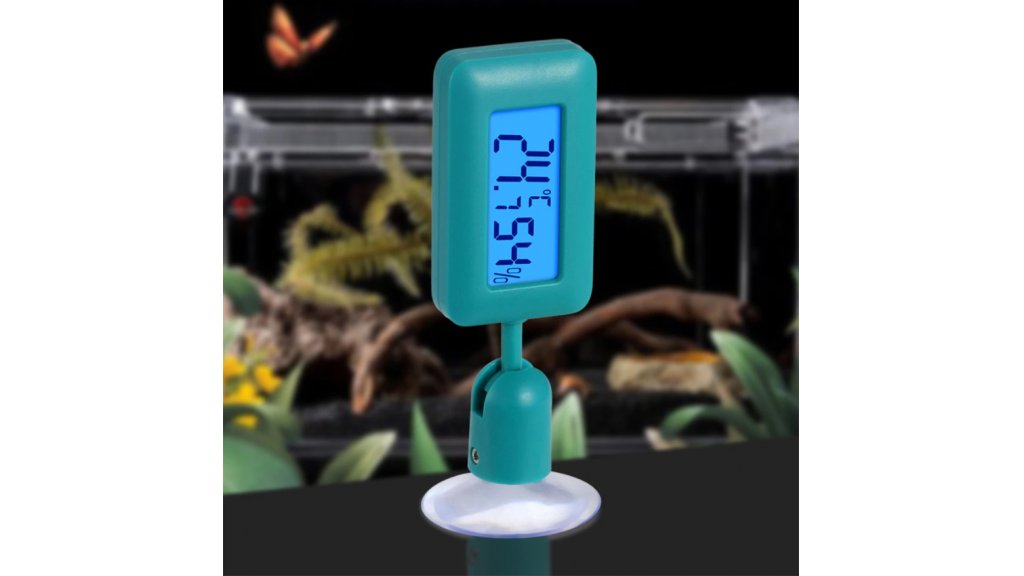 Digitális hőmérő - nedvességmérő tapadókoronggal