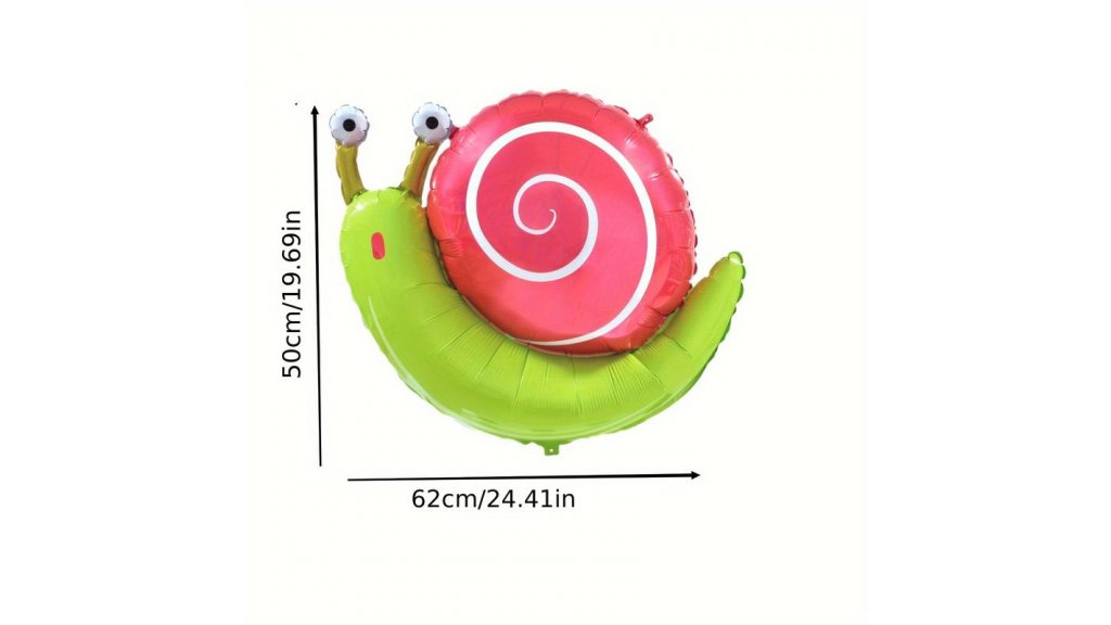 Foil balloon snail type 3