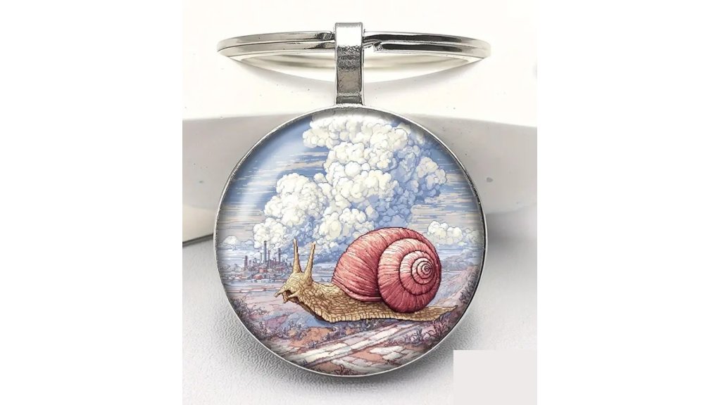 PORTACHIAVI LUMACA Subdolo Animali Carini PENDENTE CHARM IN - Foto 11