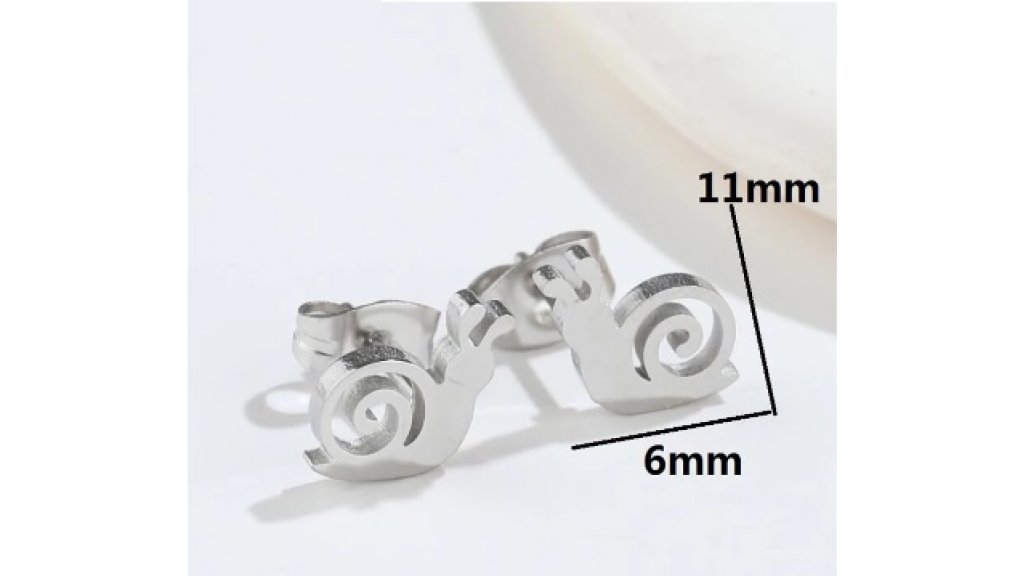 Snail earrings type 3