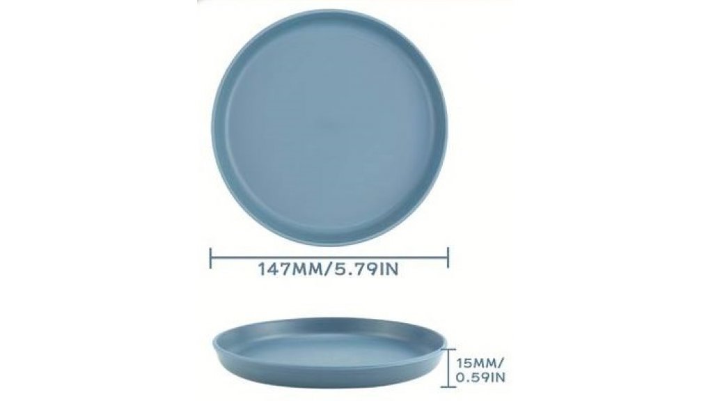 Plastic plate - various colours