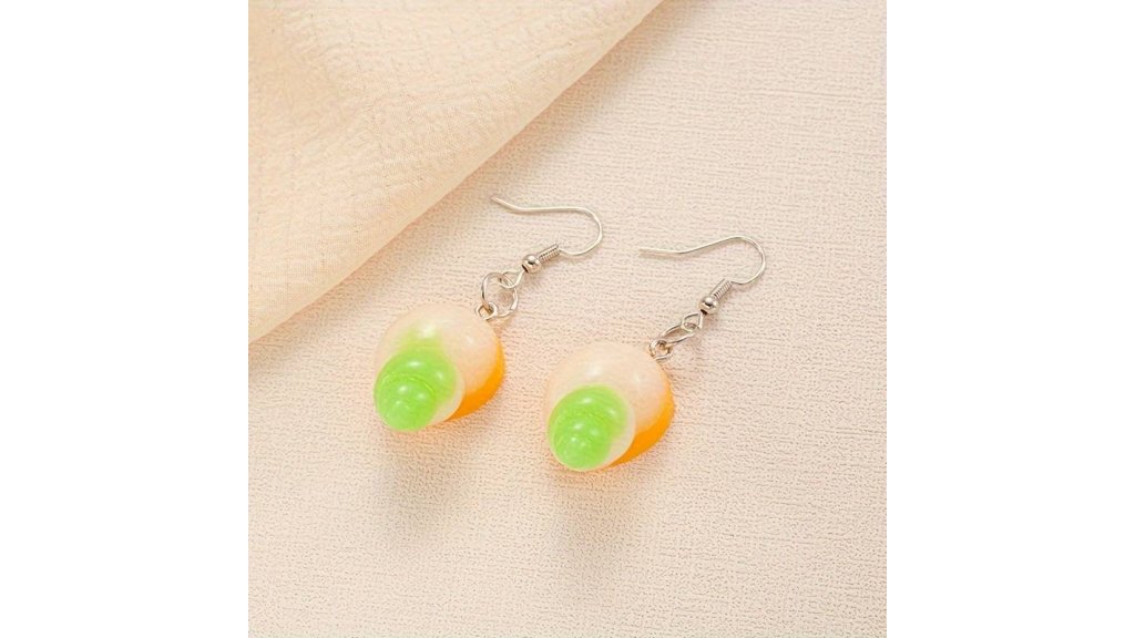 Three-colour Boho shell earrings 