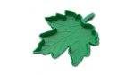 Shallow plastic bowl - maple leaf
