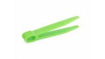 Plastic tweezers flat green