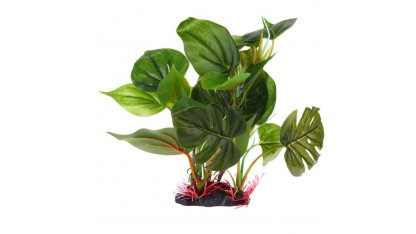 Artificial plant with large leaves