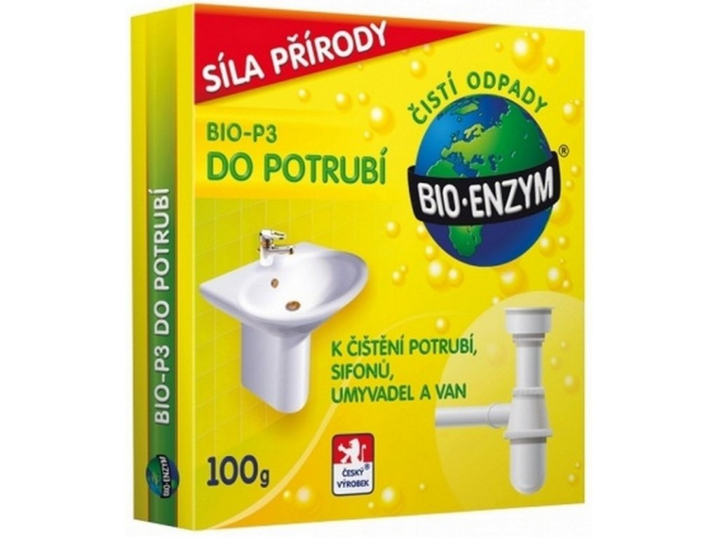 Přípravek BIO-P3 DO POTRUBÍ (100g)