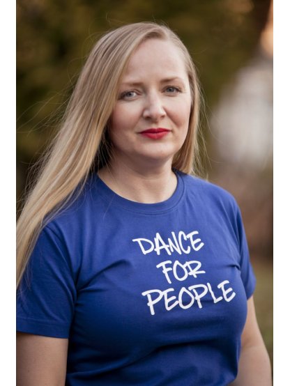 Tričko Dance For People - Modré