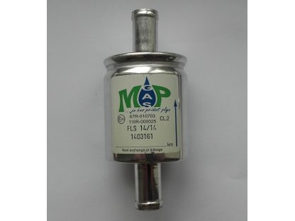 Filter LPG plynnej fázy d.14/14 mm (Al)
