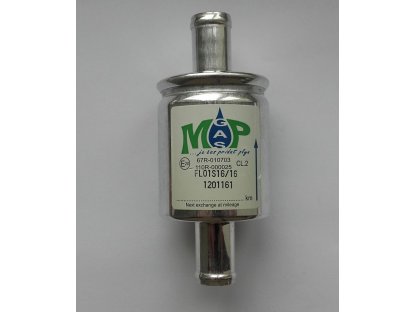 Filter LPG plynnej fázy d.16/16 mm (Al)