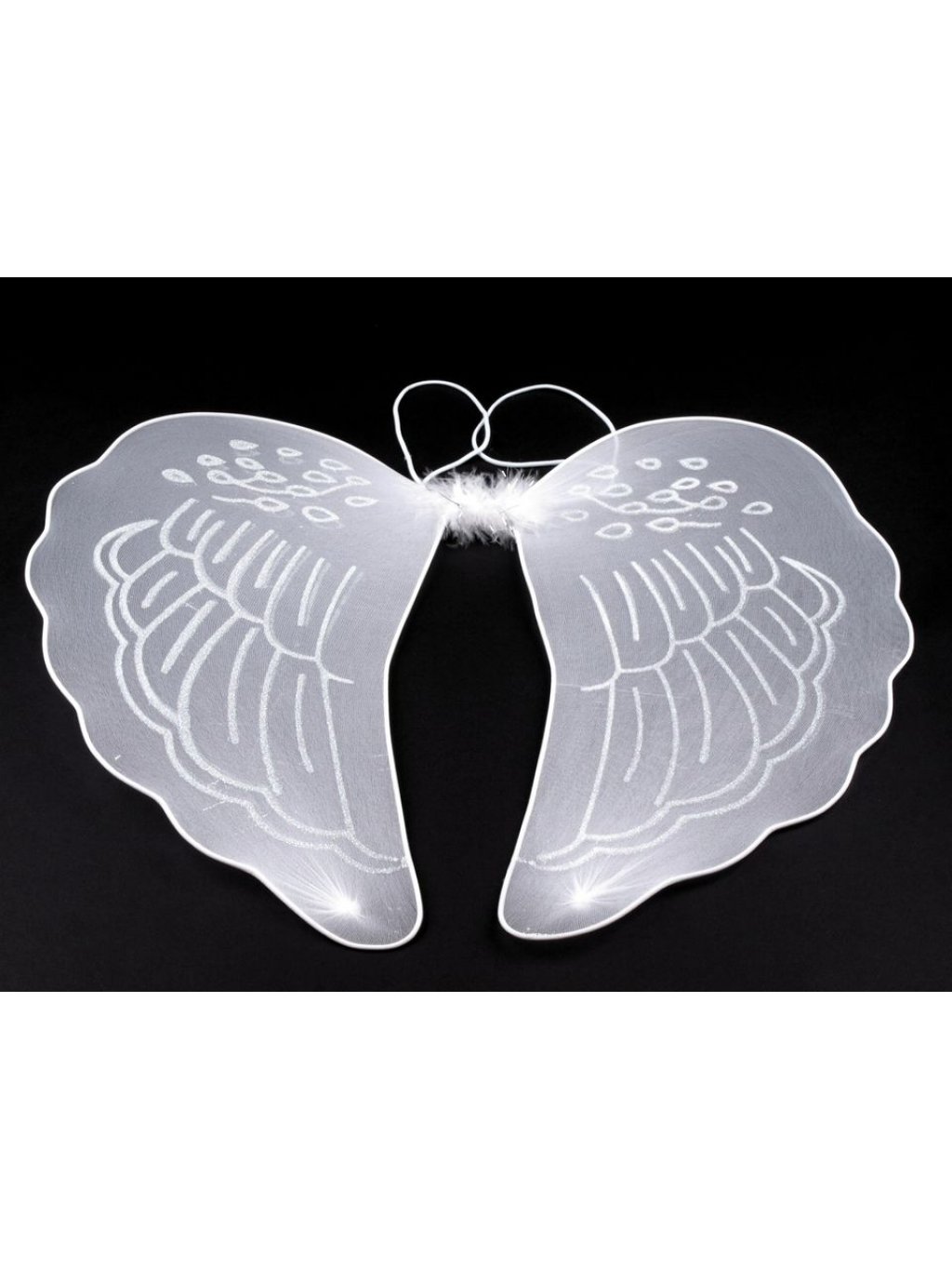 Andělská křídla s glitry 40 x 40 cm