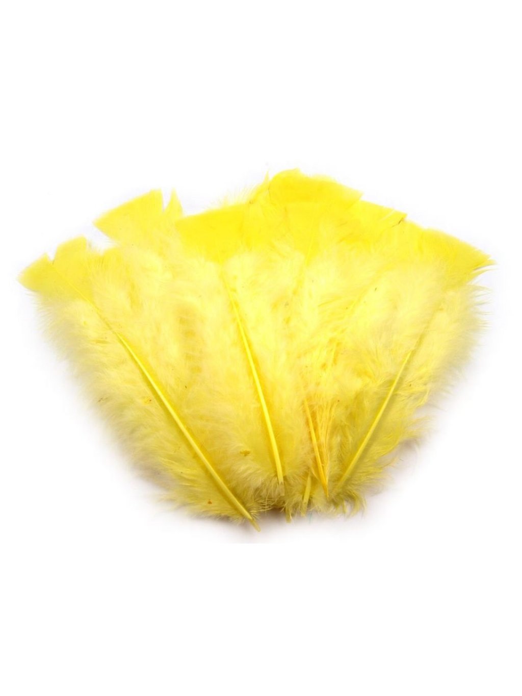 Krůtí peří žluté 11-17 cm