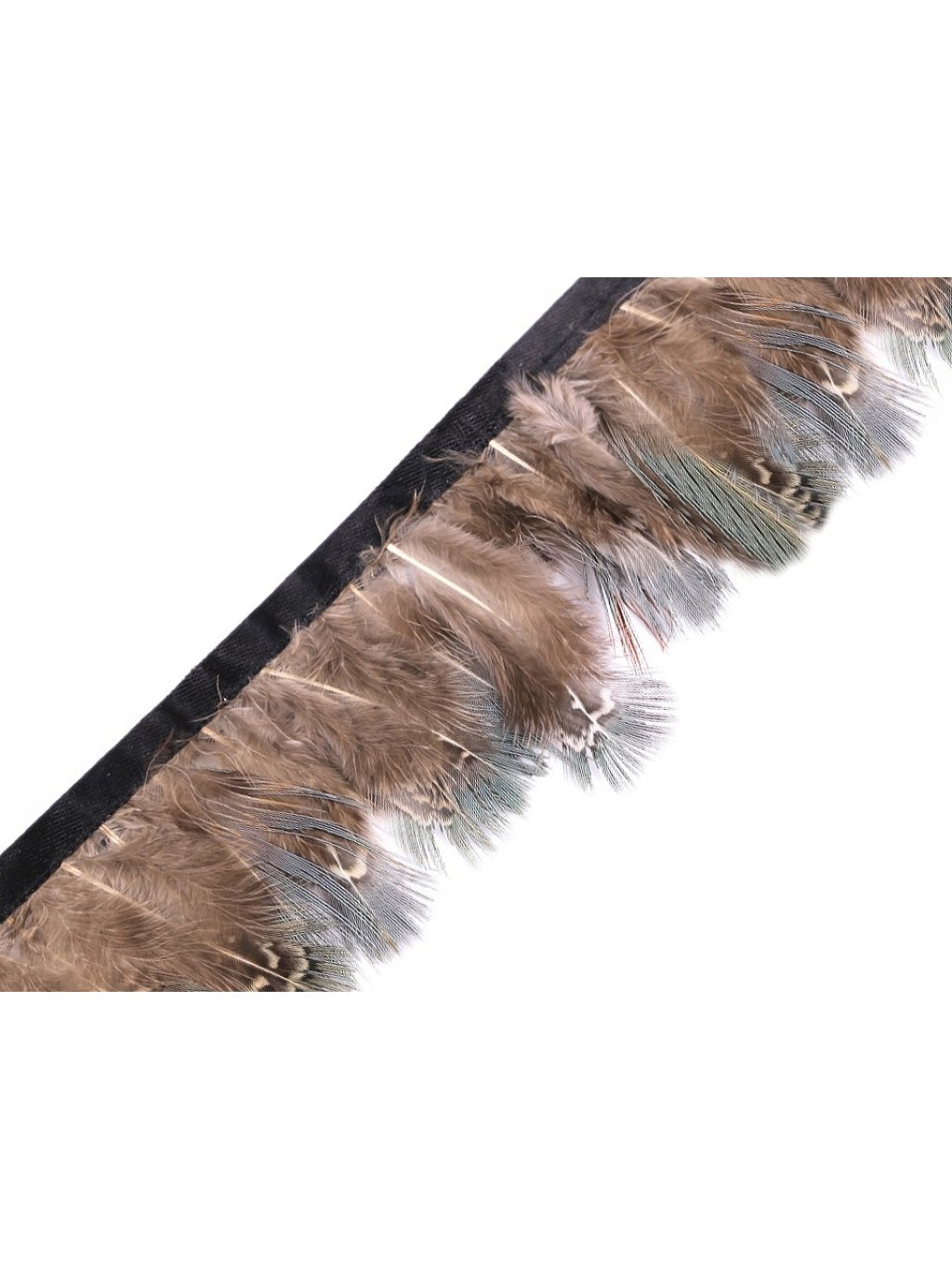 Prýmek - bažantí peří šíře 60 mm