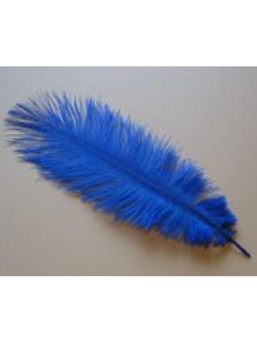 Pštrosí peří tmavě modré 30 - 35 cm