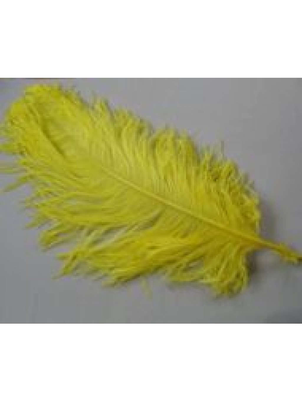 Pštrosí peří žluté 60 - 70 cm