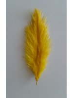 Pštrosí peří žluté 12 - 20 cm