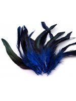 Slepičí peří tmavě modré 6 -15 cm
