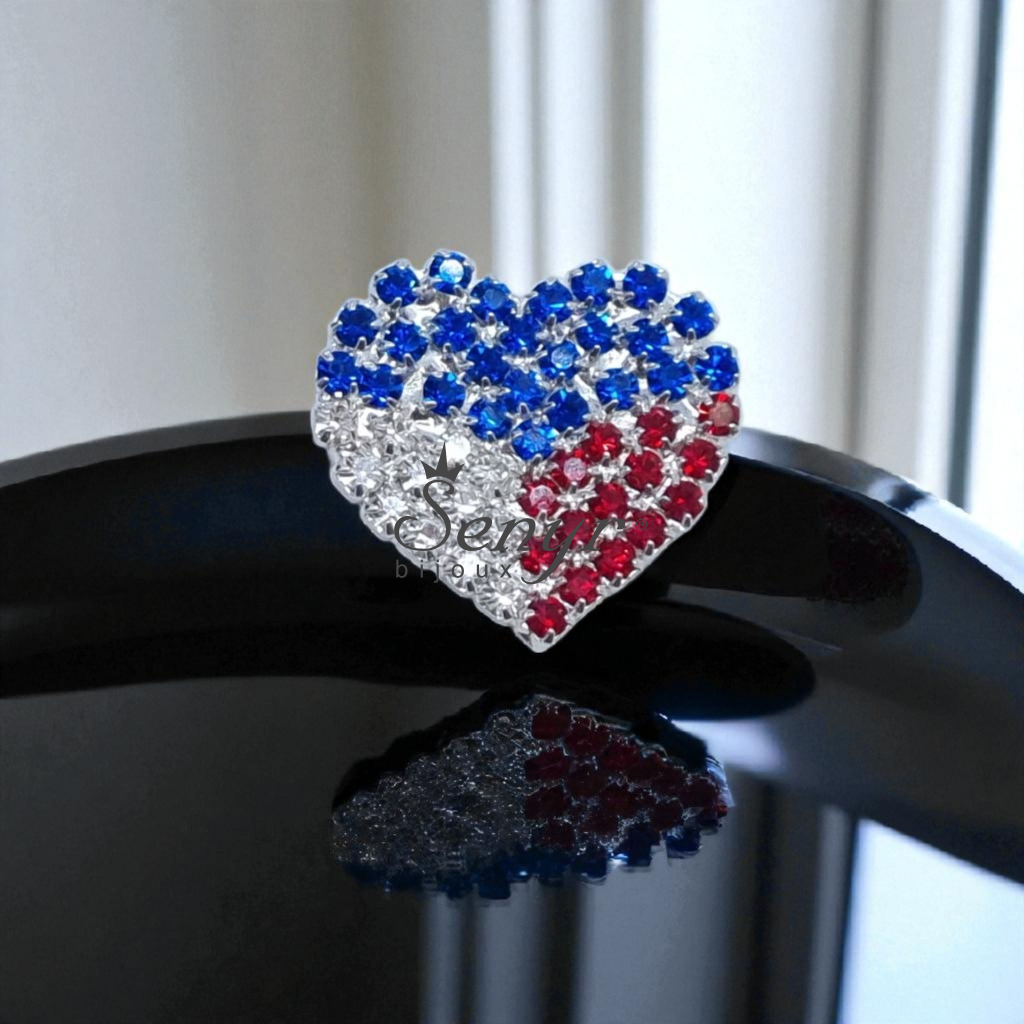 Křištálová česká SRDCE magnet 