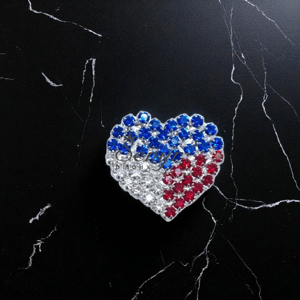 Křištálová česká SRDCE magnet 