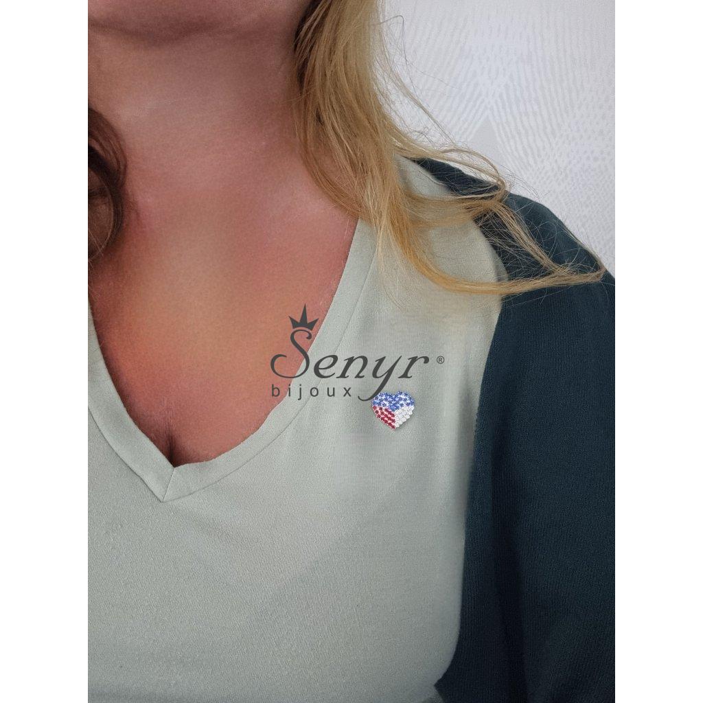 Křištálová česká SRDCE magnet 