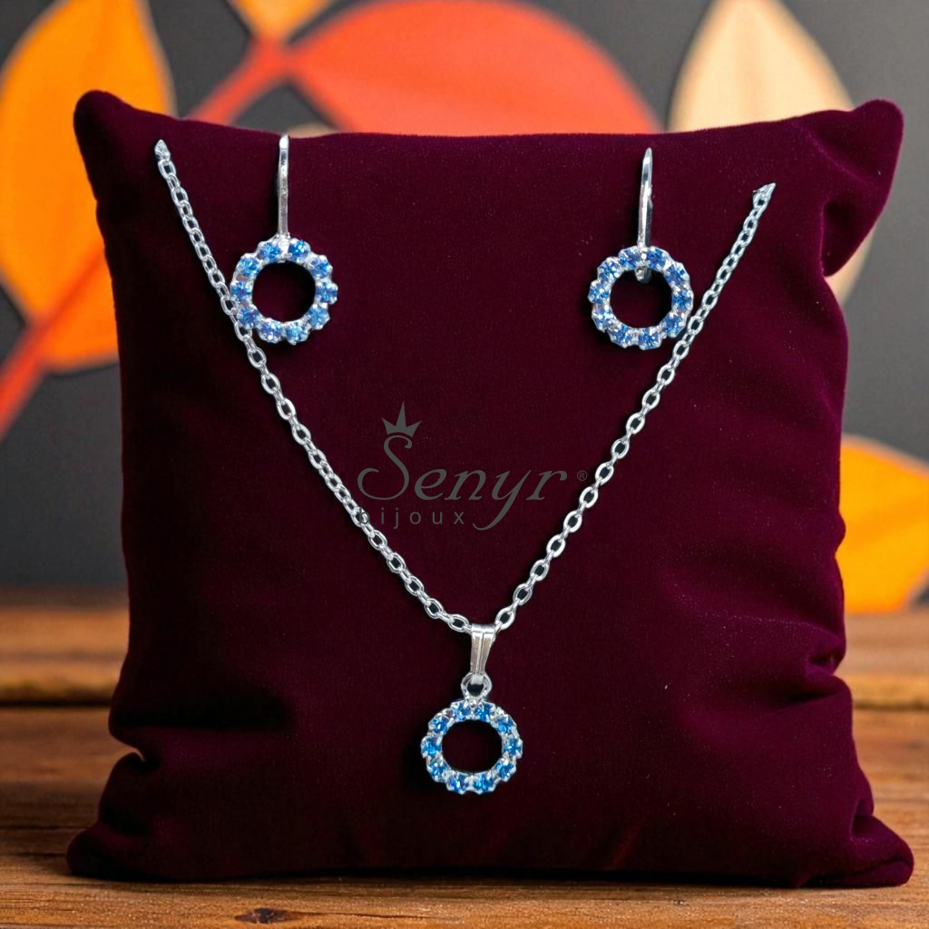 Crystal rings set