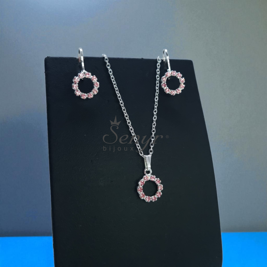 Crystal rings set
