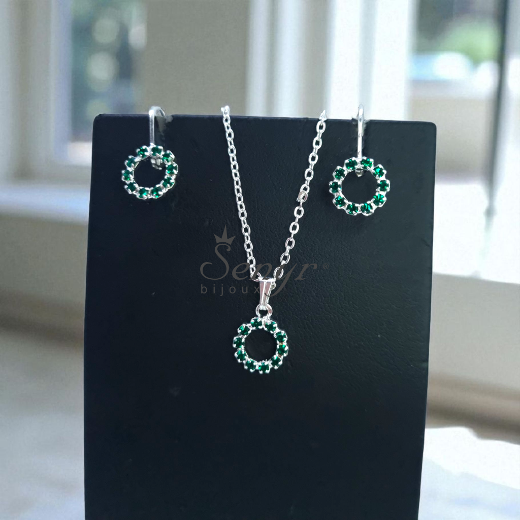 Crystal rings set