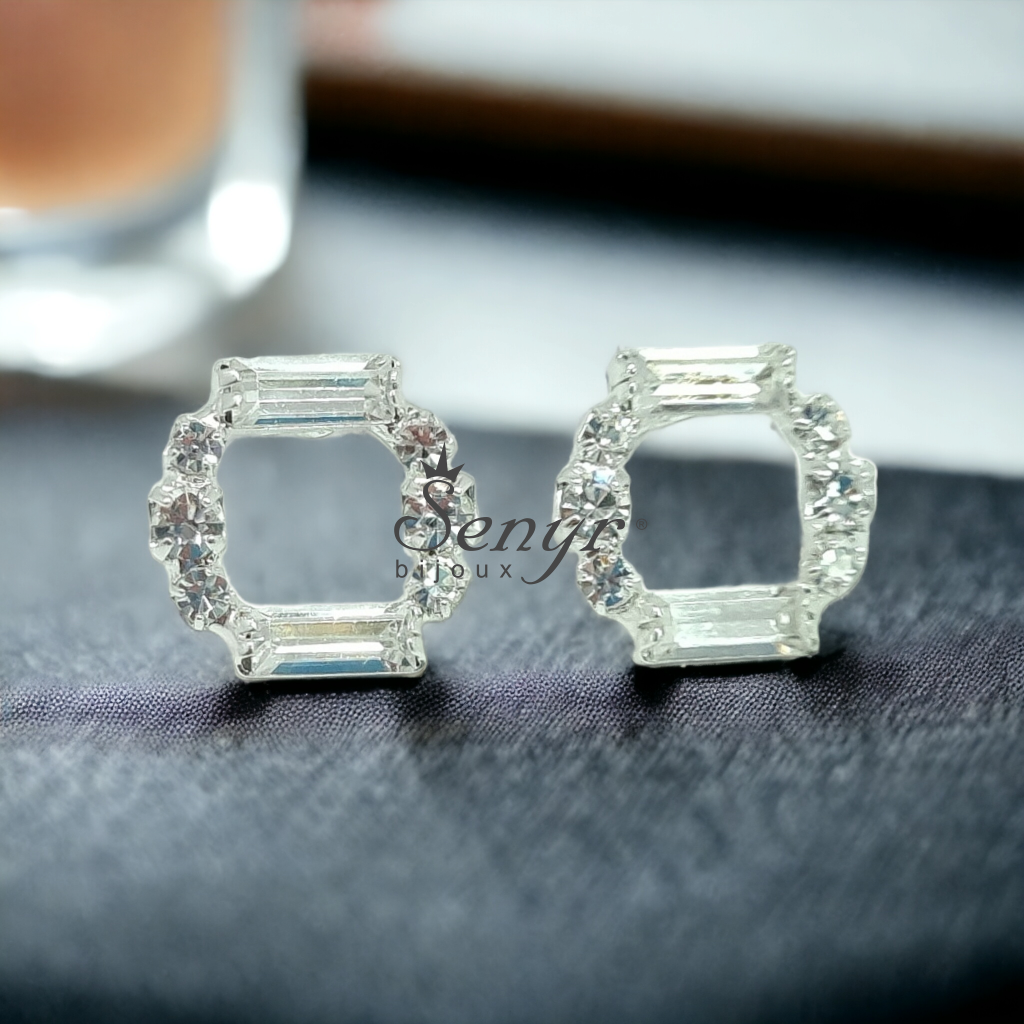Crystal earrings Babette Rotund