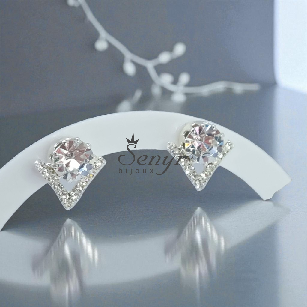 Crystal earrings NORA