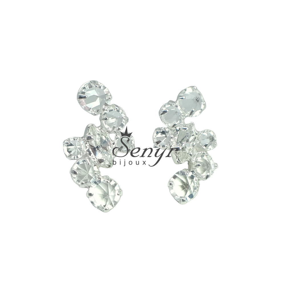 Crystal earrings SERPANY