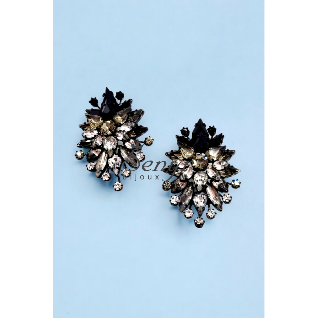 Crystal earrings Krystyna