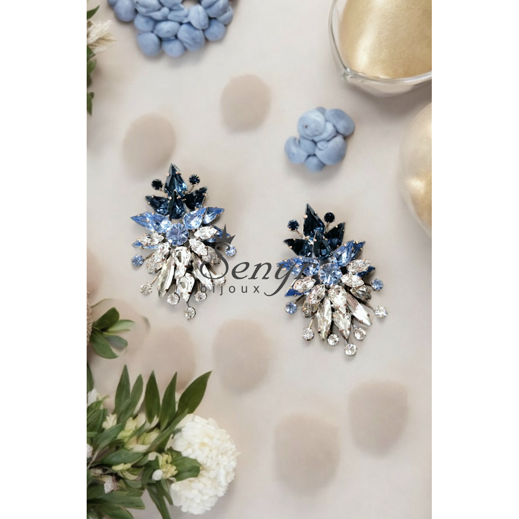 Crystal earrings Krystyna