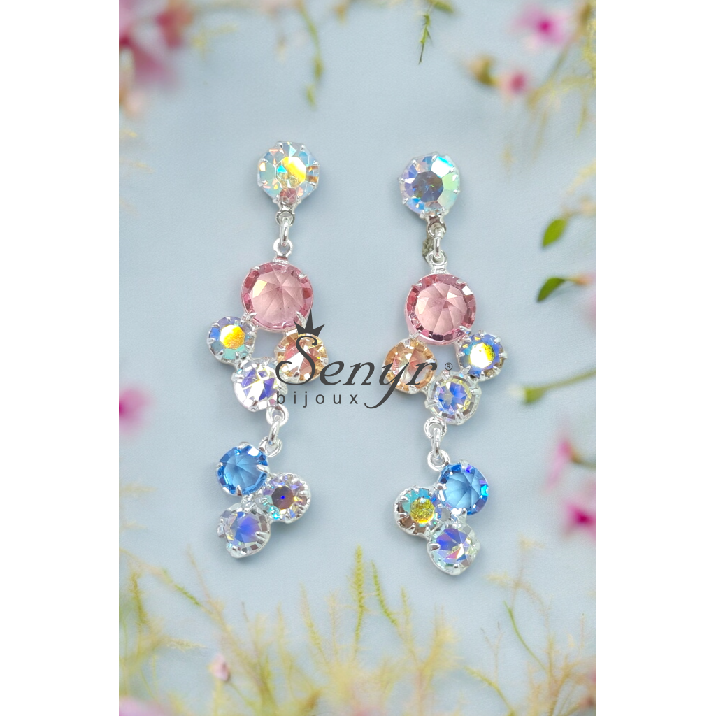 Crystal earrings SUMMER