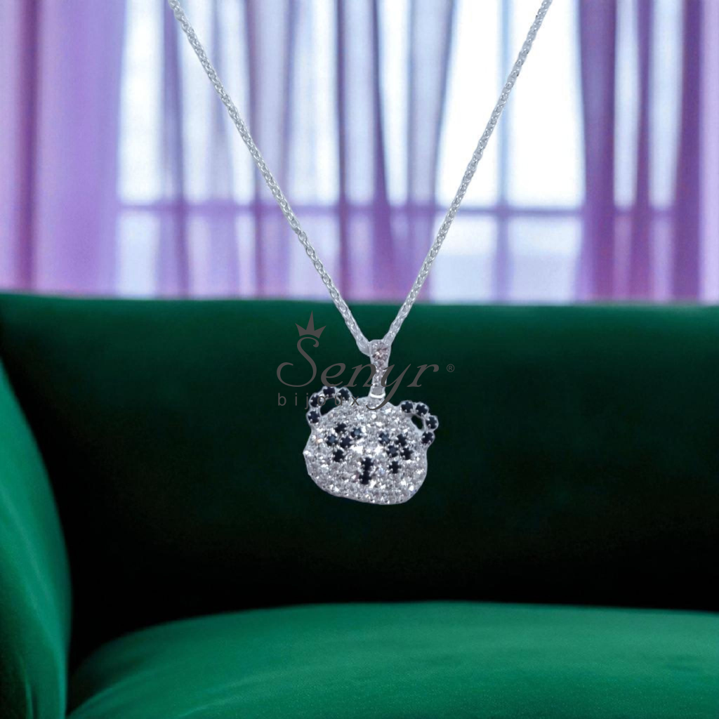 Crystal necklace PANDA