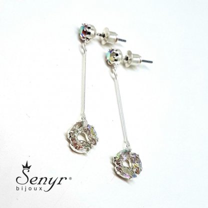 Bohemian crystal earrings Triangle
