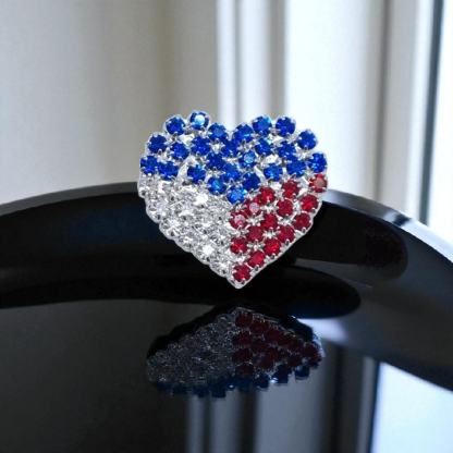 Křištálová česká SRDCE magnet 