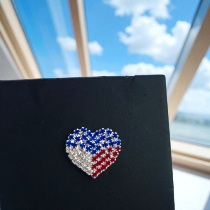 Křištálová česká SRDCE magnet 