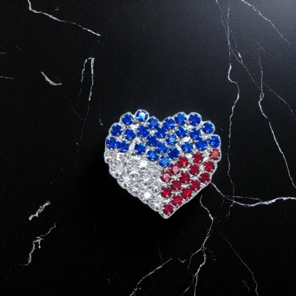 Křištálová česká SRDCE magnet 